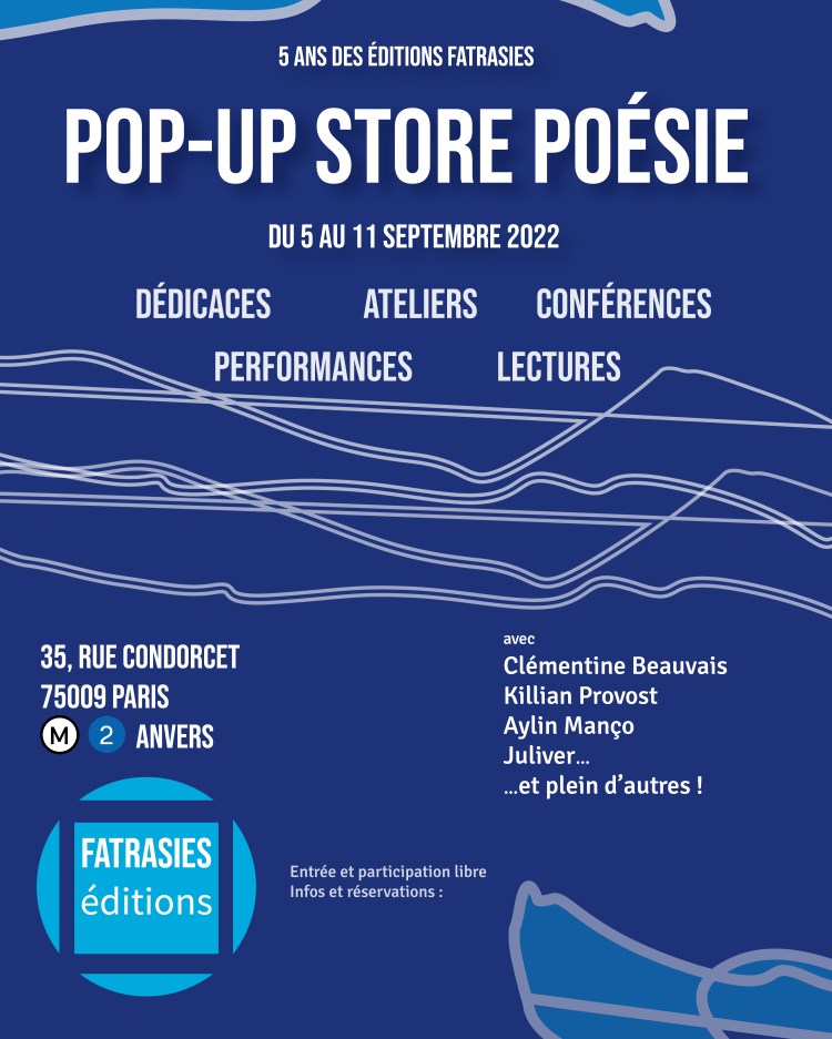 pop up store poésie